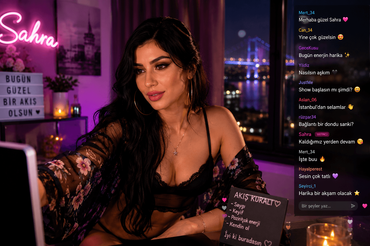 Sanal Show Travesti Sahra